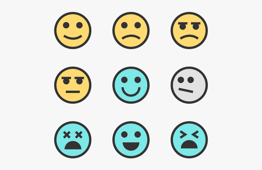 Clip Art Faces And Emotions - Emotion Faces Png, Transparent Clipart