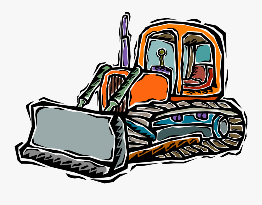 Dozer Vector Construction Vehicle Transparent Png Clipart, Transparent Clipart