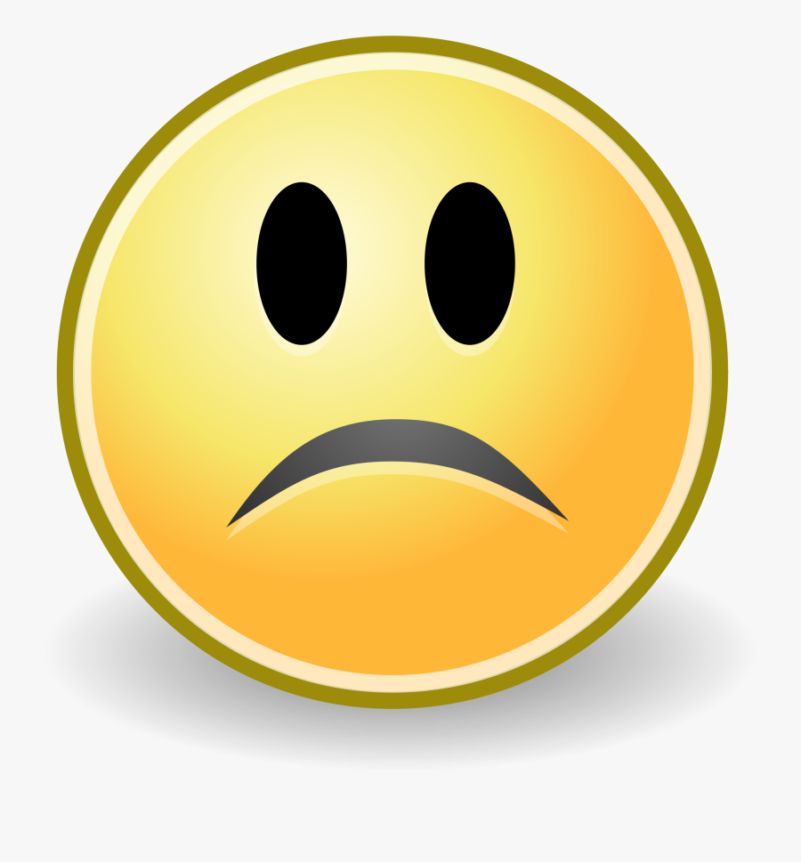 Clip Art Free Cartoon Sad Face - Smile Png, Transparent Clipart