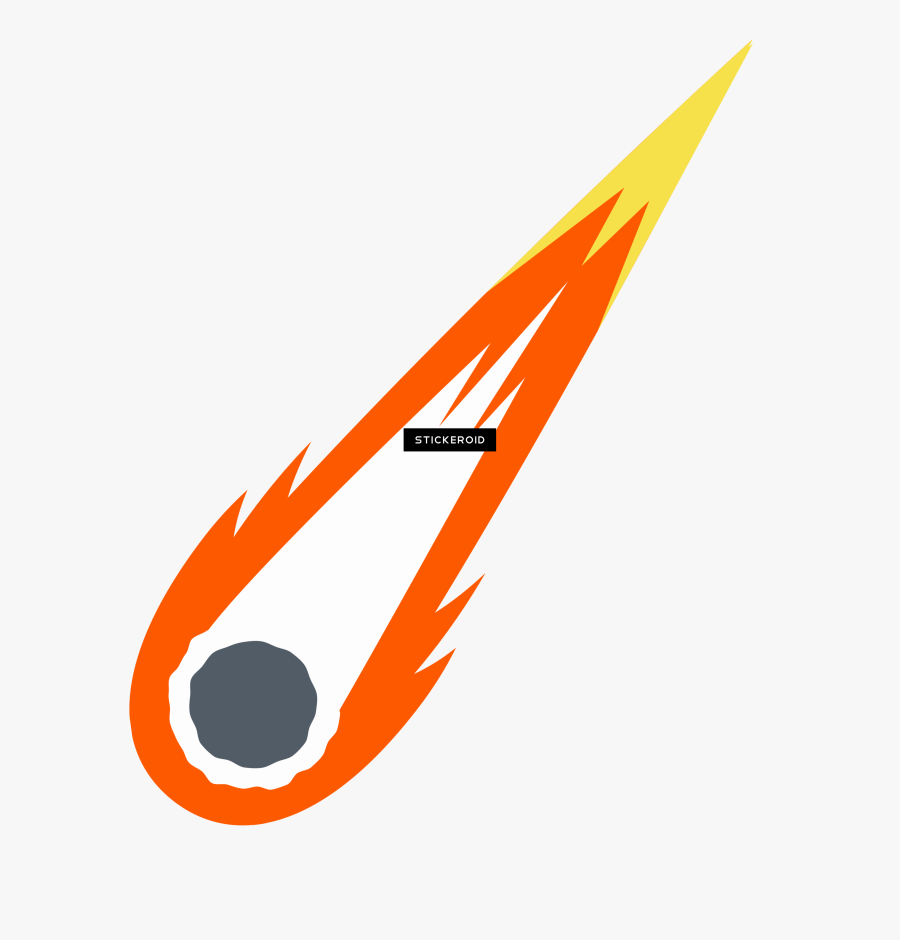 Transparent Background Comet Clipart - Transparent Background Meteor Clipart, Transparent Clipart