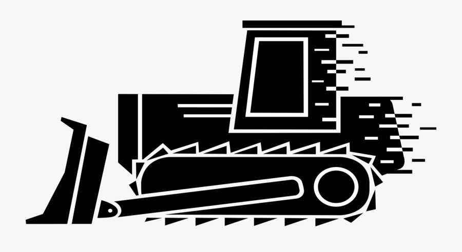 Bulldozer Clipart Snow Plow - Illustration, Transparent Clipart