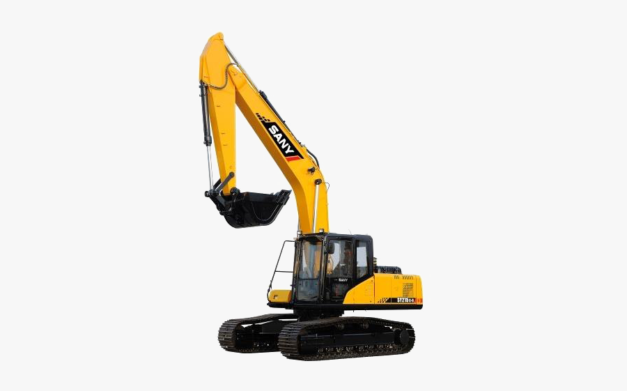 Construction Machine Png Clipart - Excavator Sany 8 Ton, Transparent Clipart