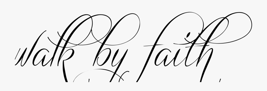 Faith Clipart Walk By Faith - Walk By Faith Tattoo Idea, Transparent Clipart