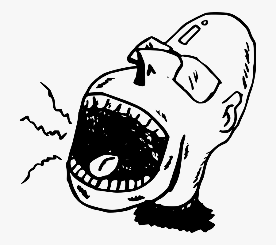 Yelling Screaming Shouting Pe - Screaming Person Clipart, Transparent Clipart