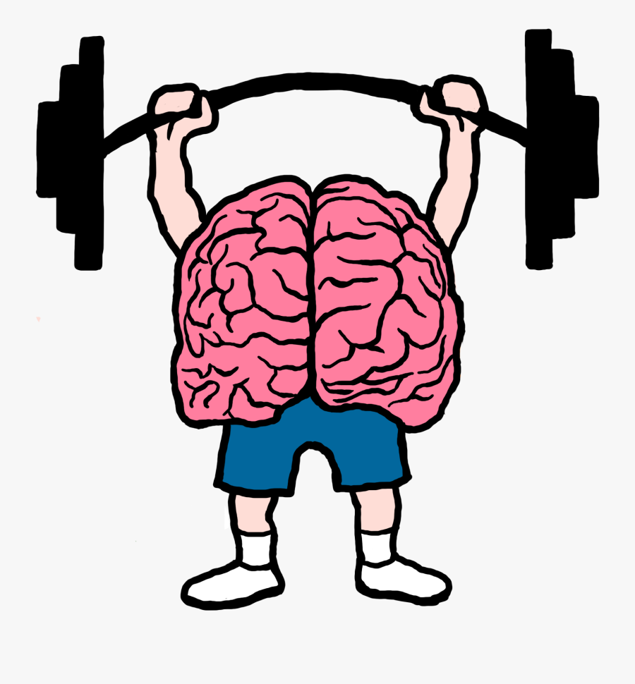 Power Clipart Human Power - Cartoon Transparent Background Image Brain, Transparent Clipart