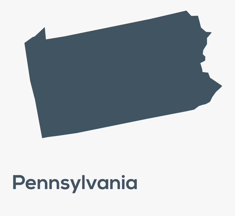 State Shapes Pennsylvania, Transparent Clipart