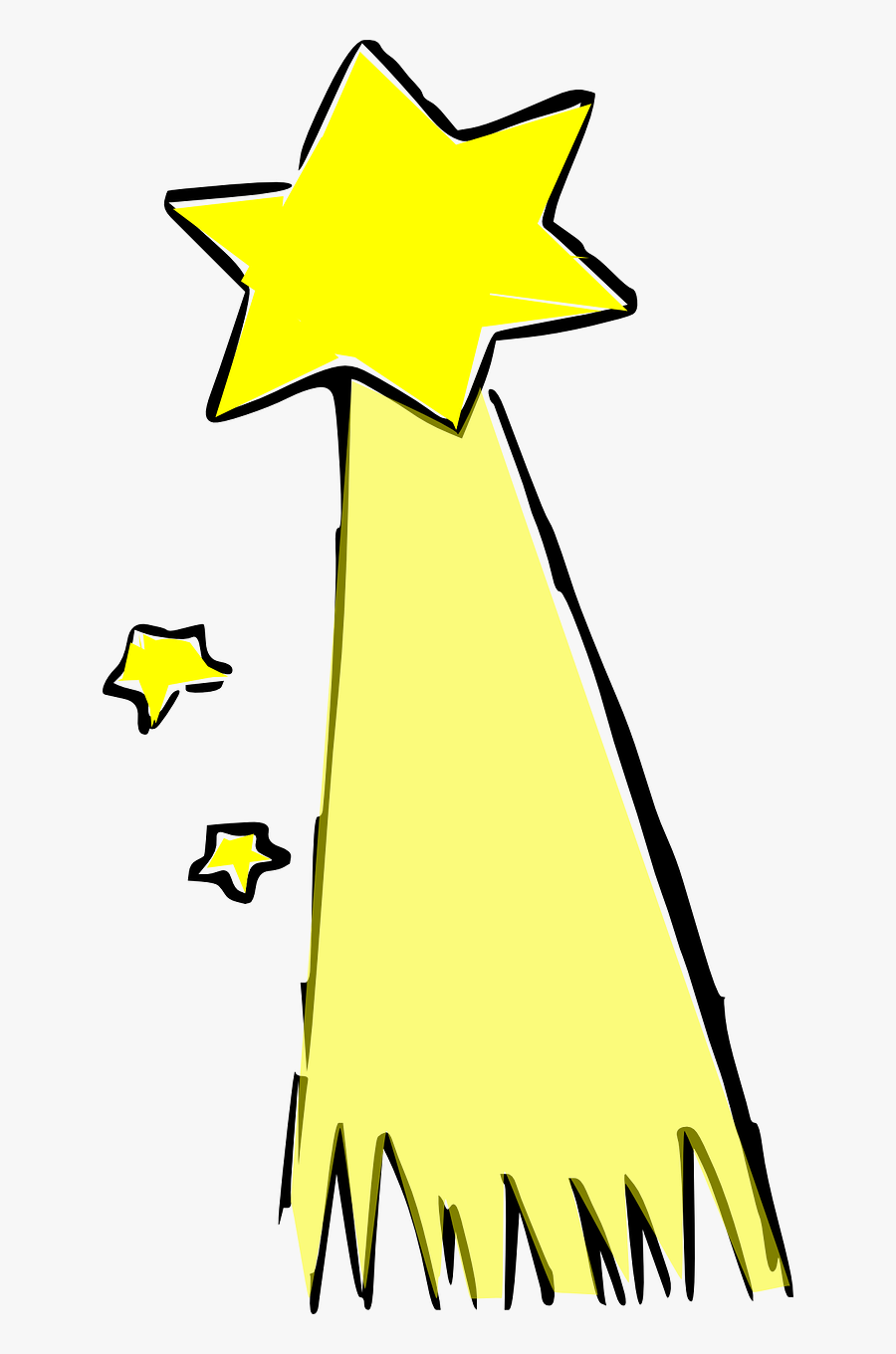 Transparent Shooting Star Png - Clipart Shooting Star Cartoon, Transparent Clipart