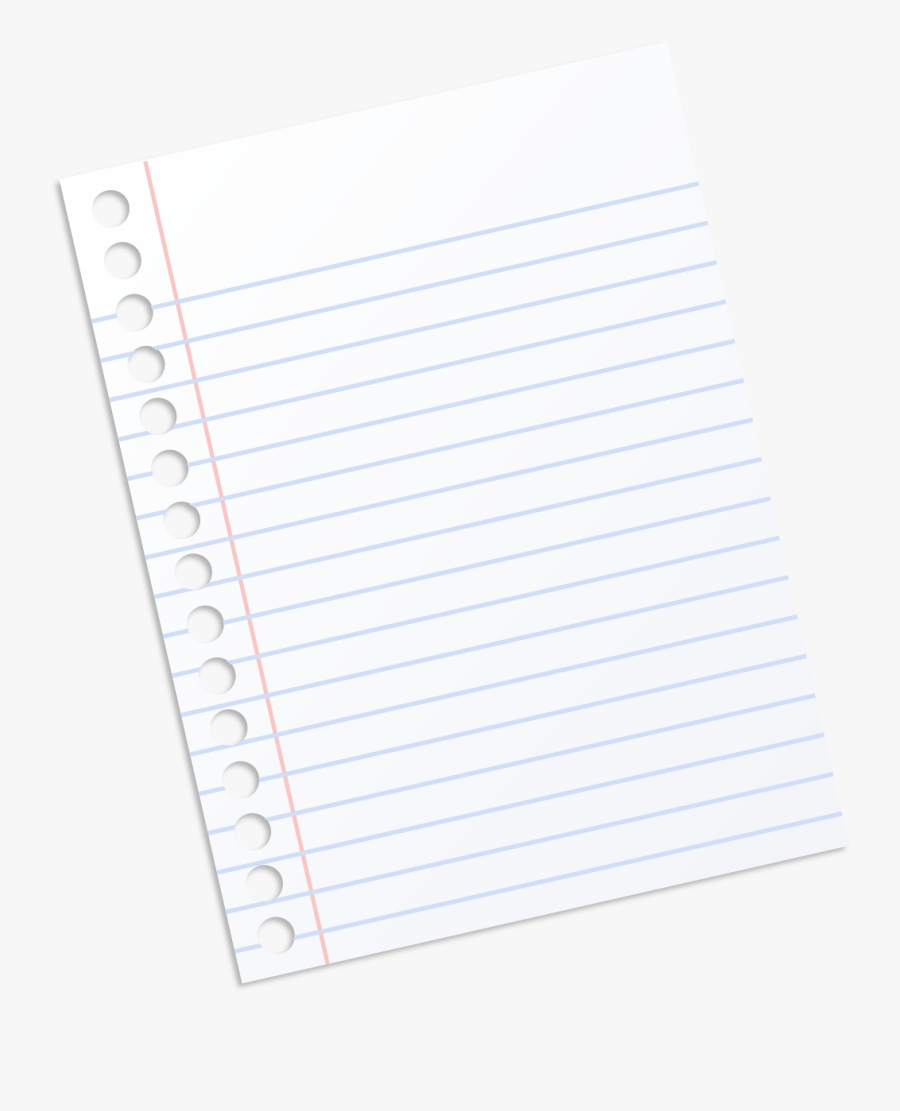 Paper Notebook Material Line - Transparent Background Notebook Paper Clipart, Transparent Clipart