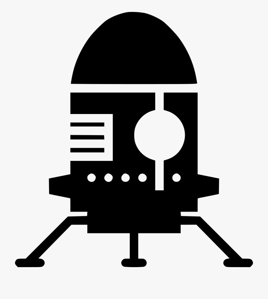 Moon Lander Svg Png - Moon Lander Icon Png, Transparent Clipart