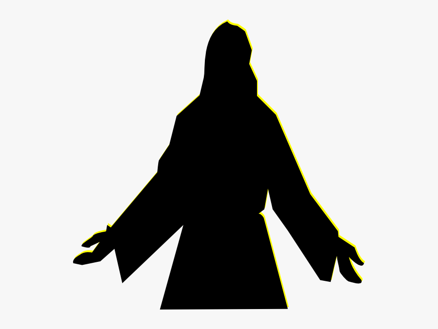 Jesus Christ Silhouette Png, Transparent Clipart