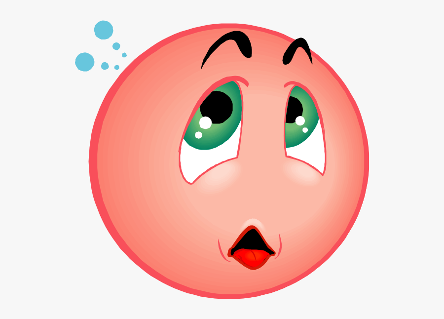 Emotions Clipart Embarrassed Face - Embarrassed Smiley Face, Transparent Clipart