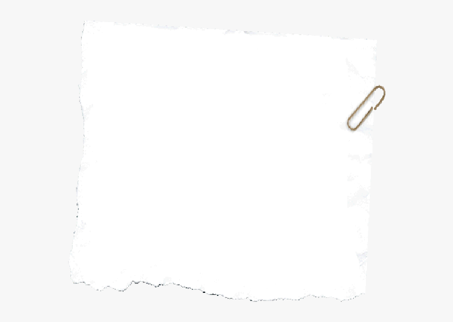 Ripped Notebook Paper Png - Silhouette, Transparent Clipart