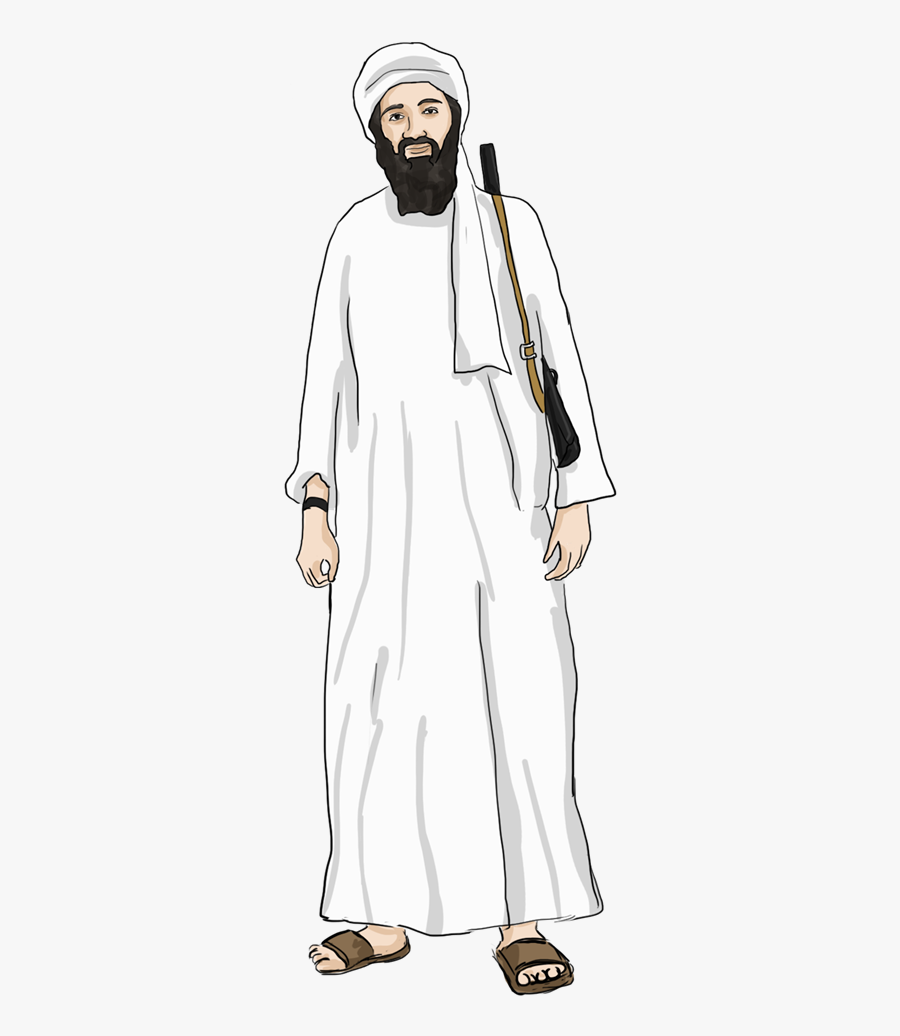 Al-qaeda - Clipart - Osama Bin Laden Robe, Transparent Clipart
