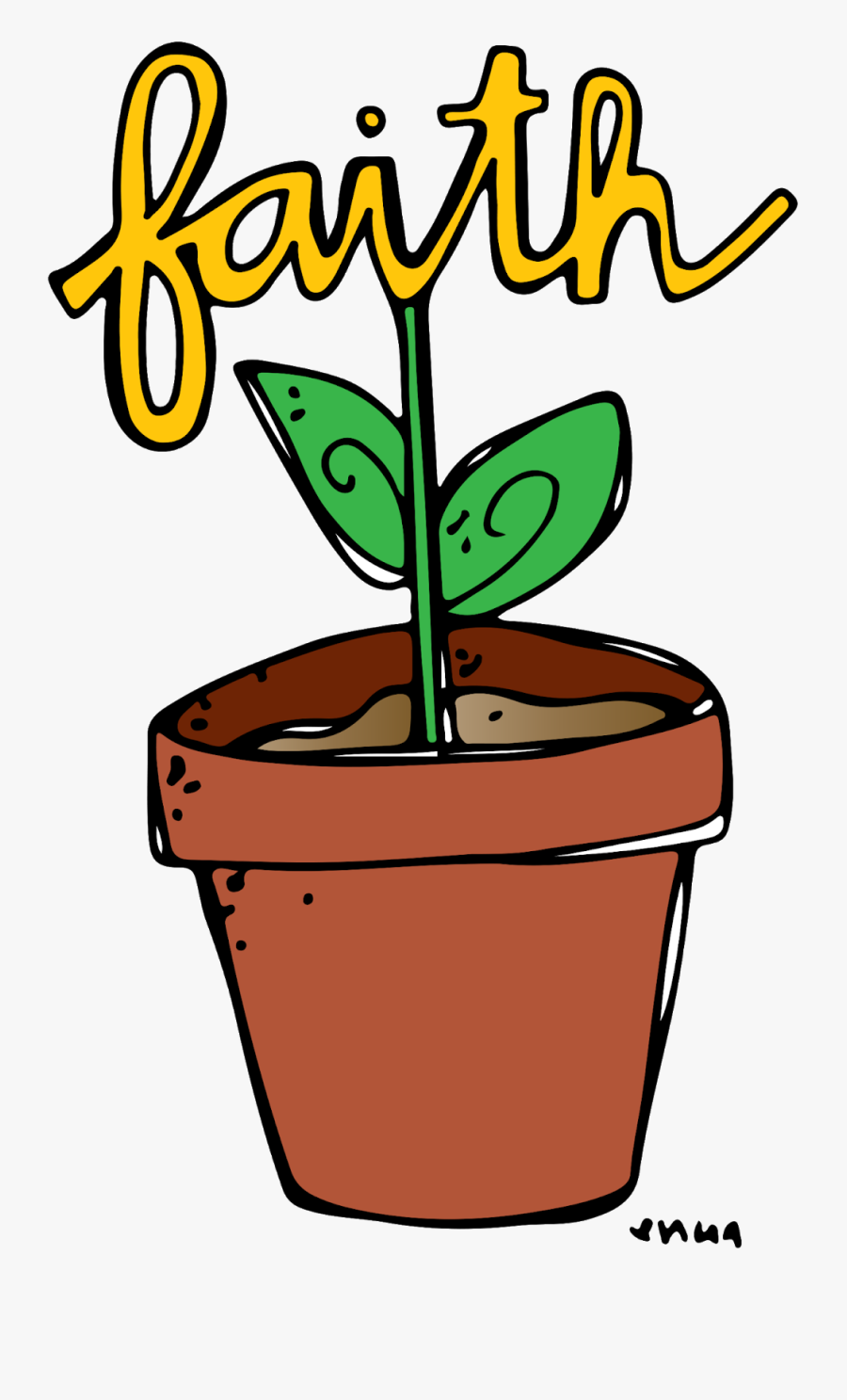 Faith Clipart Black And White, Transparent Clipart