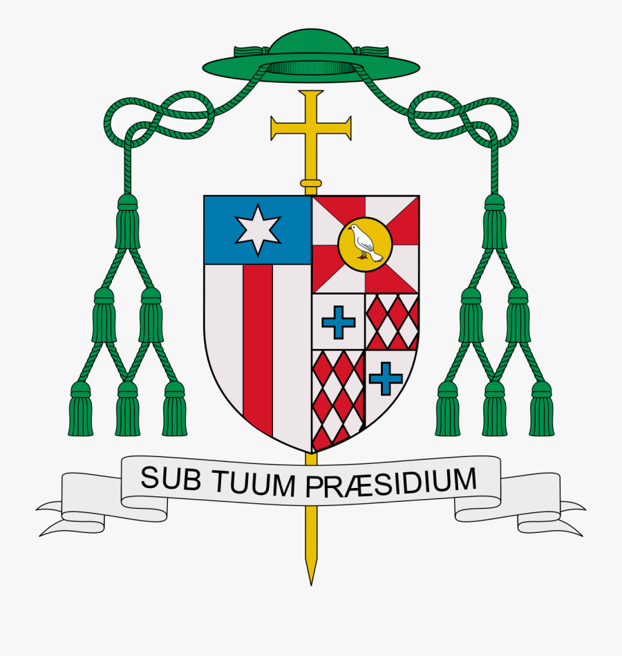 Fabian Bruskewitz - Archbishop John Carroll Coat Of Arms, Transparent Clipart