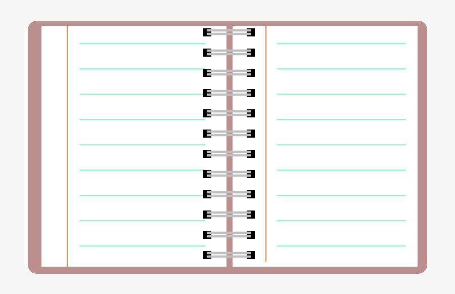 Notebook - Clip Art Agendas, Transparent Clipart
