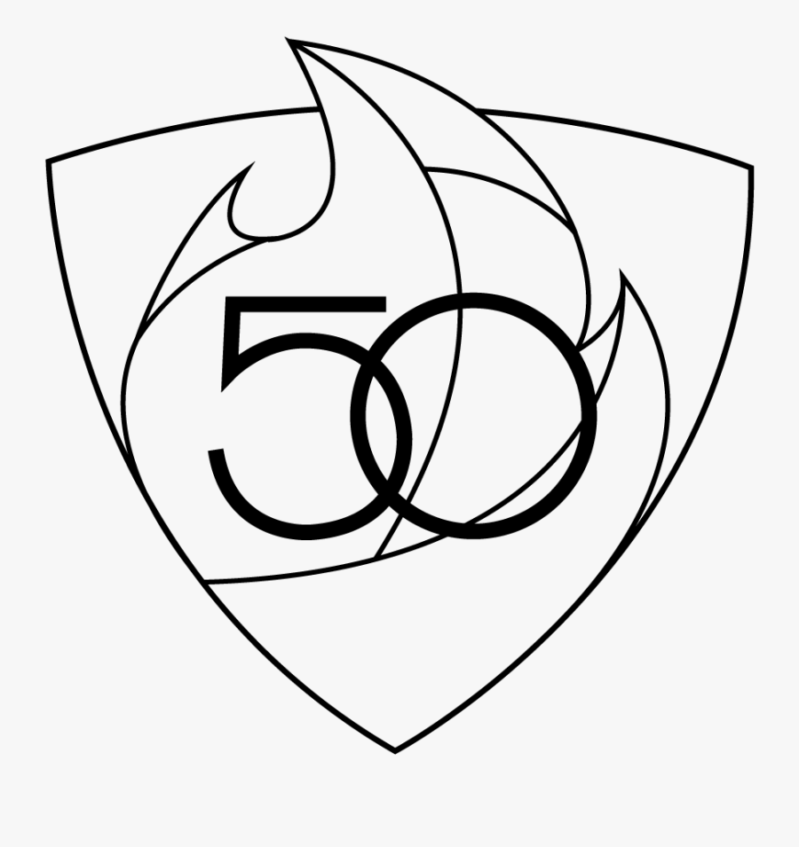Uab 50th Logo - Est 1969 Line Art, Transparent Clipart