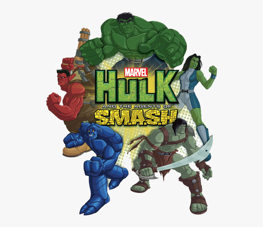 Logo And The Agents Of Smash Hulk Clipart - Hulk And The Agents Of Smash Characters, Transparent Clipart