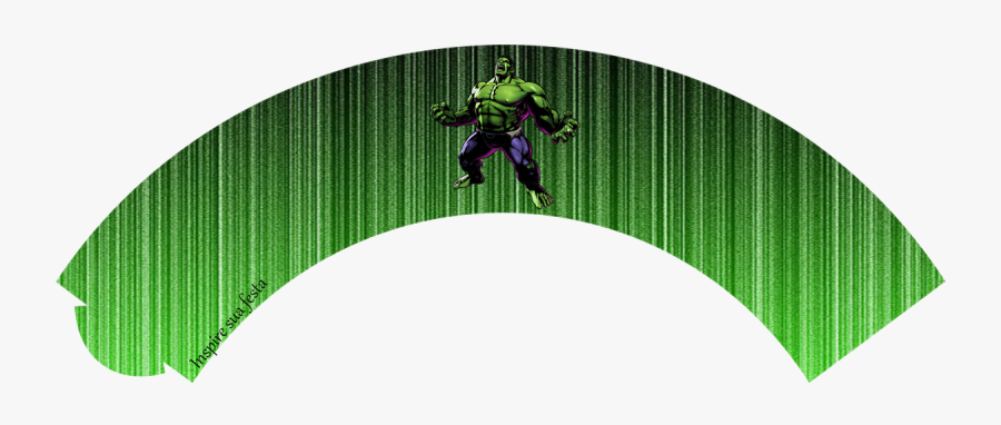 Hulk Birthday Party Free Printable Cupcake Wrappers - Hulk Cupcake Wrappers Printable, Transparent Clipart