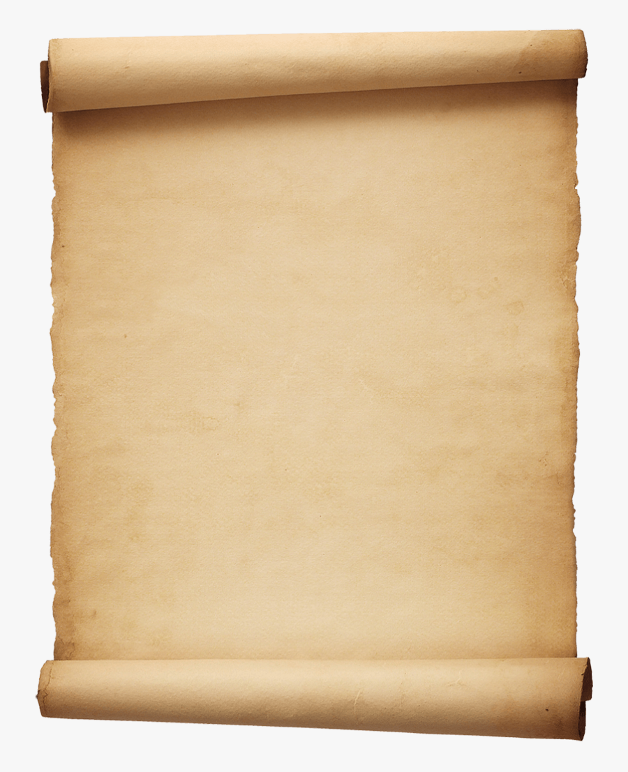 Scroll Paper Old Transparent Png - Scroll Blank Template, Transparent Clipart