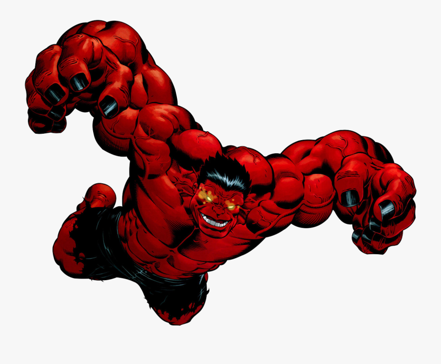 Hulk Clipart Ultimate Red - Red Hulk No Background, Transparent Clipart