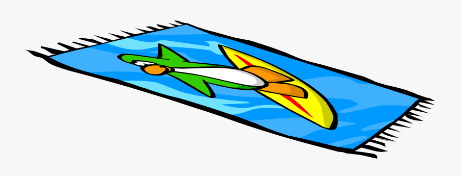 Swimsuit Clipart Towel - Beach Towel Clipart Png, Transparent Clipart