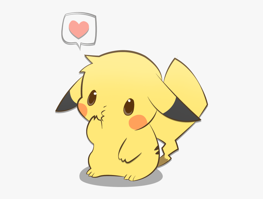 Transparent Pikachu Clipart - Pikachu Kawaii, Transparent Clipart