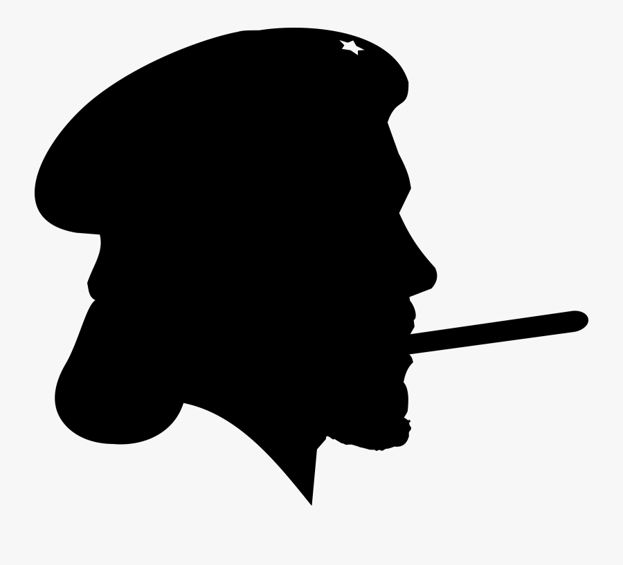 Che Guevara Png Image - Cigar Profile, Transparent Clipart