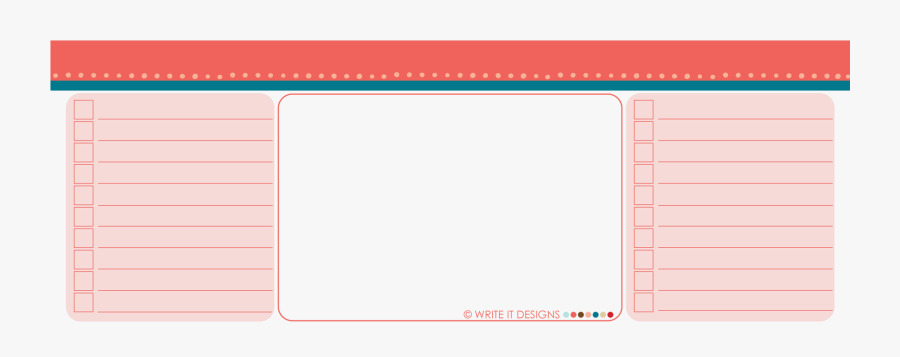 Hd Mini Planner Notebook Santa Fe - Pattern, Transparent Clipart