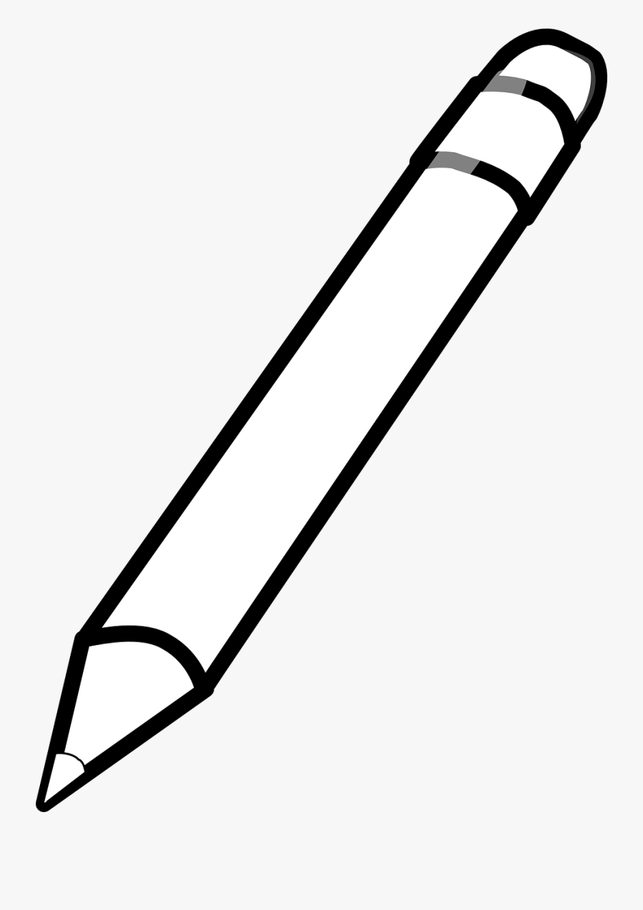 Pencil - Clipart - Black - And - White - Pencil Drawing - Pen Clipart Black And White, Transparent Clipart