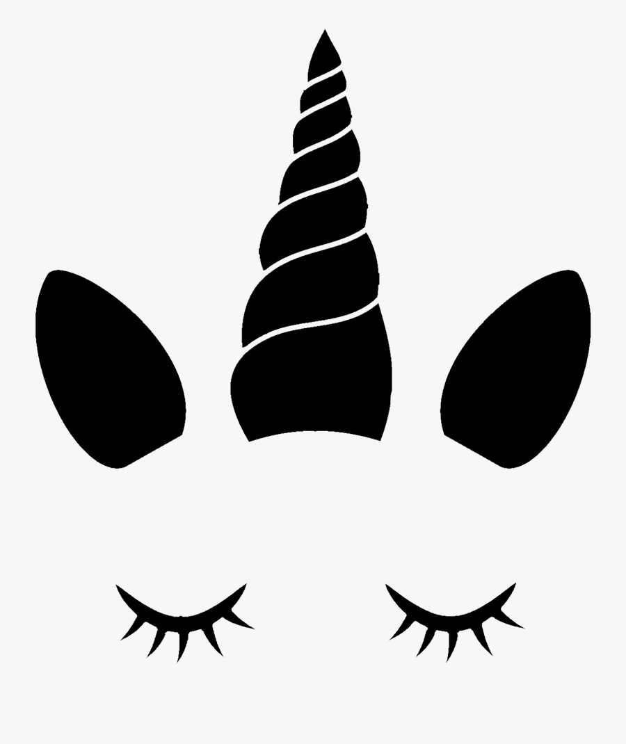 Black Unicorn Kitchen Towel Clipart , Png Download - Unicorn, Transparent Clipart