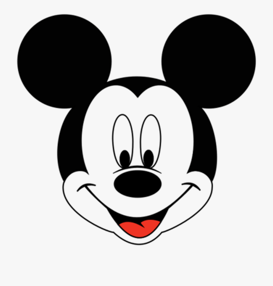 Mickey Mouse Head Outline Png - Mickey Mouse Face Png, Transparent Clipart