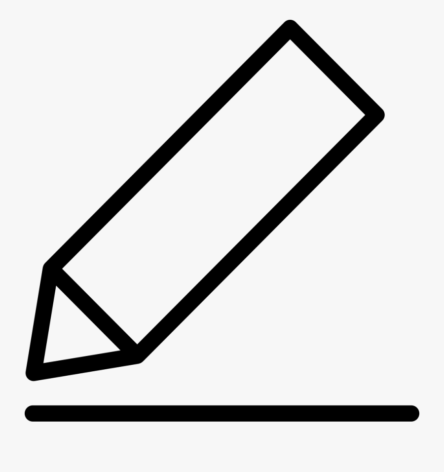 Marker Clipart Crayon - Outline Of A Pencil, Transparent Clipart