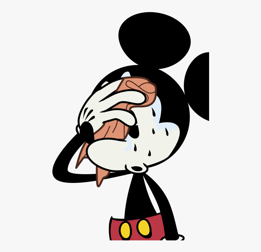 Sweating Towel Mickey - Cartoon Sweating, Transparent Clipart