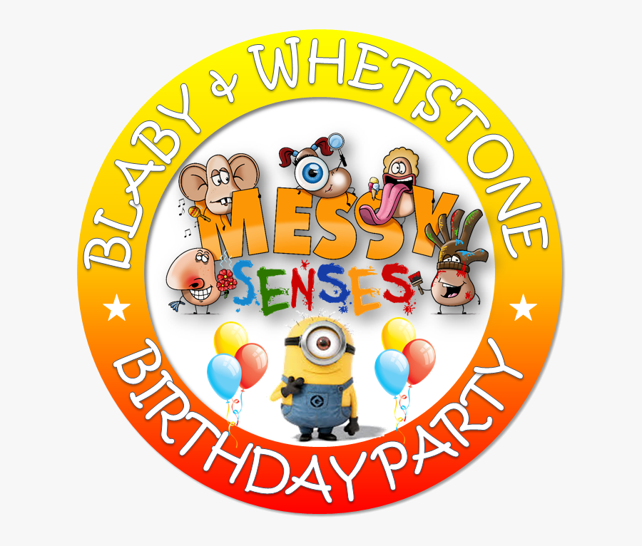 Expiredmessy Senses Birthday Party - Party, Transparent Clipart