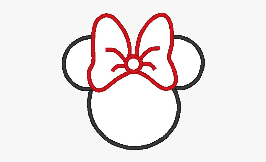 Christmas Mickey Mouse Black And White Minnie Clipart - Mickey Mouse Ears Drawing, Transparent Clipart