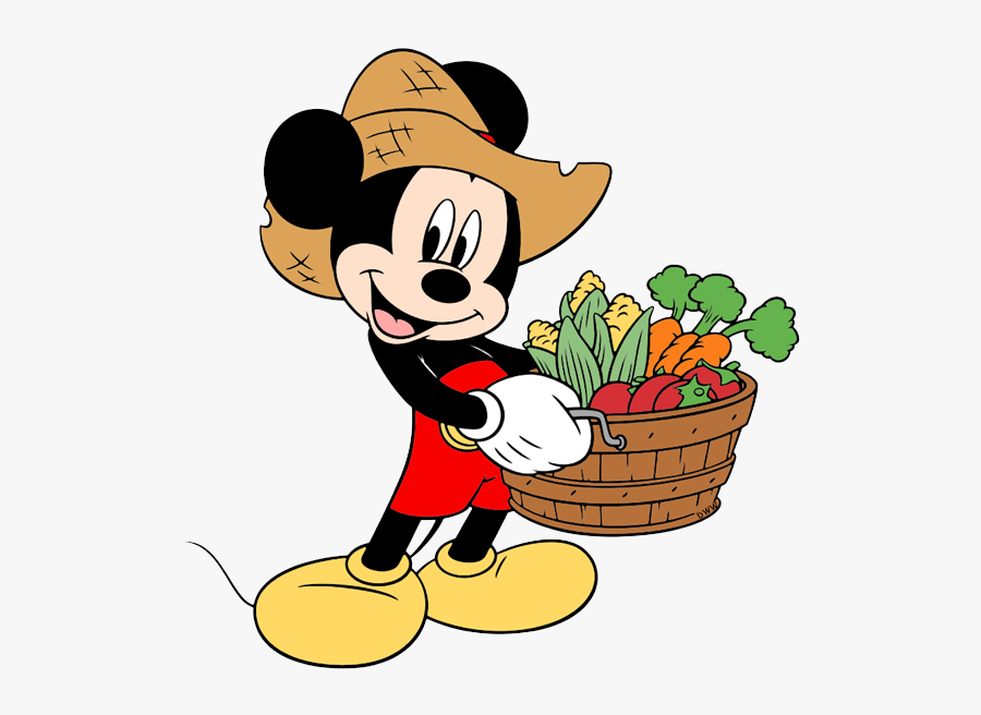 Clip Art Galore - Mickey Pasta Veggies Png, Transparent Clipart