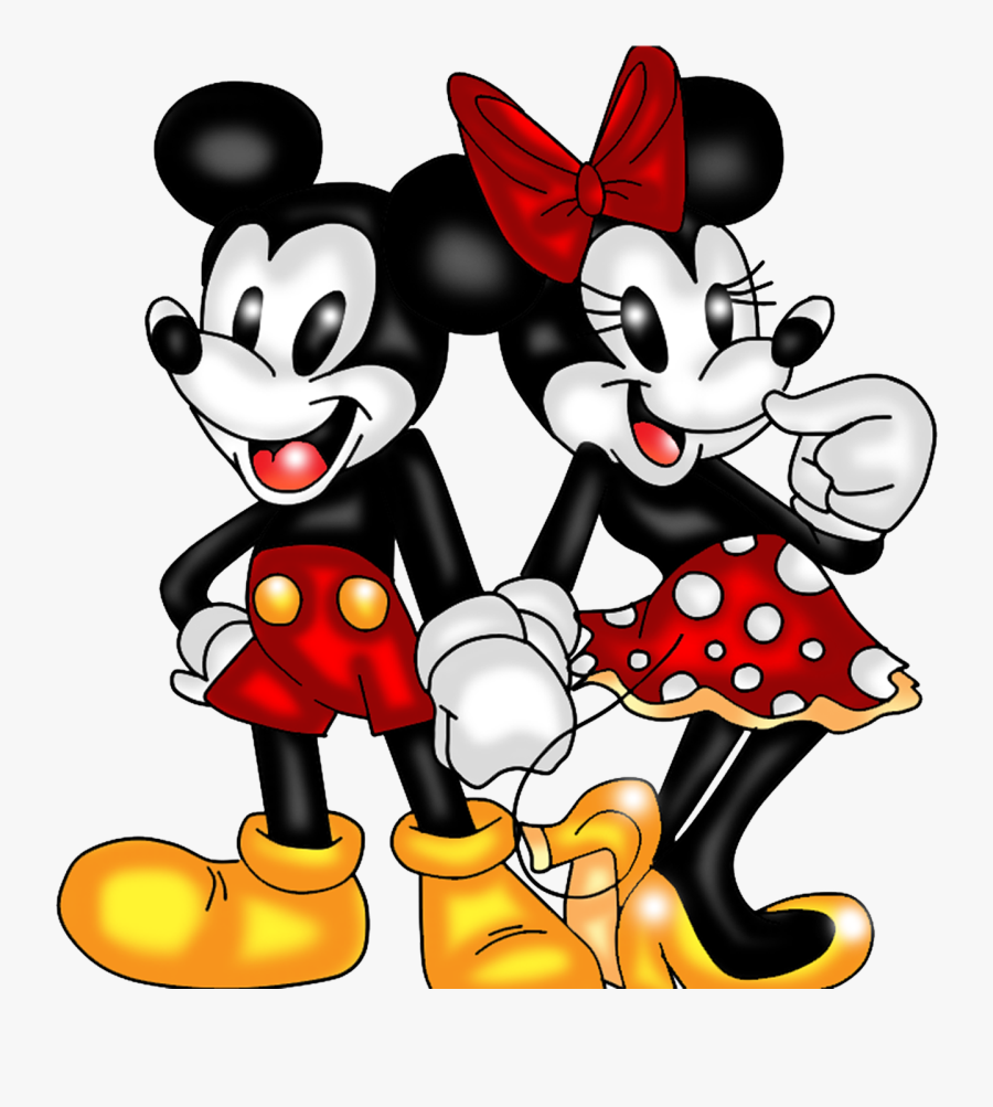 And Minnie Couple Wallpaper, Transparent Clipart