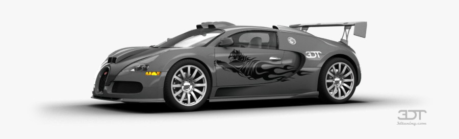 Compact City Car M - Bugatti Veyron, Transparent Clipart