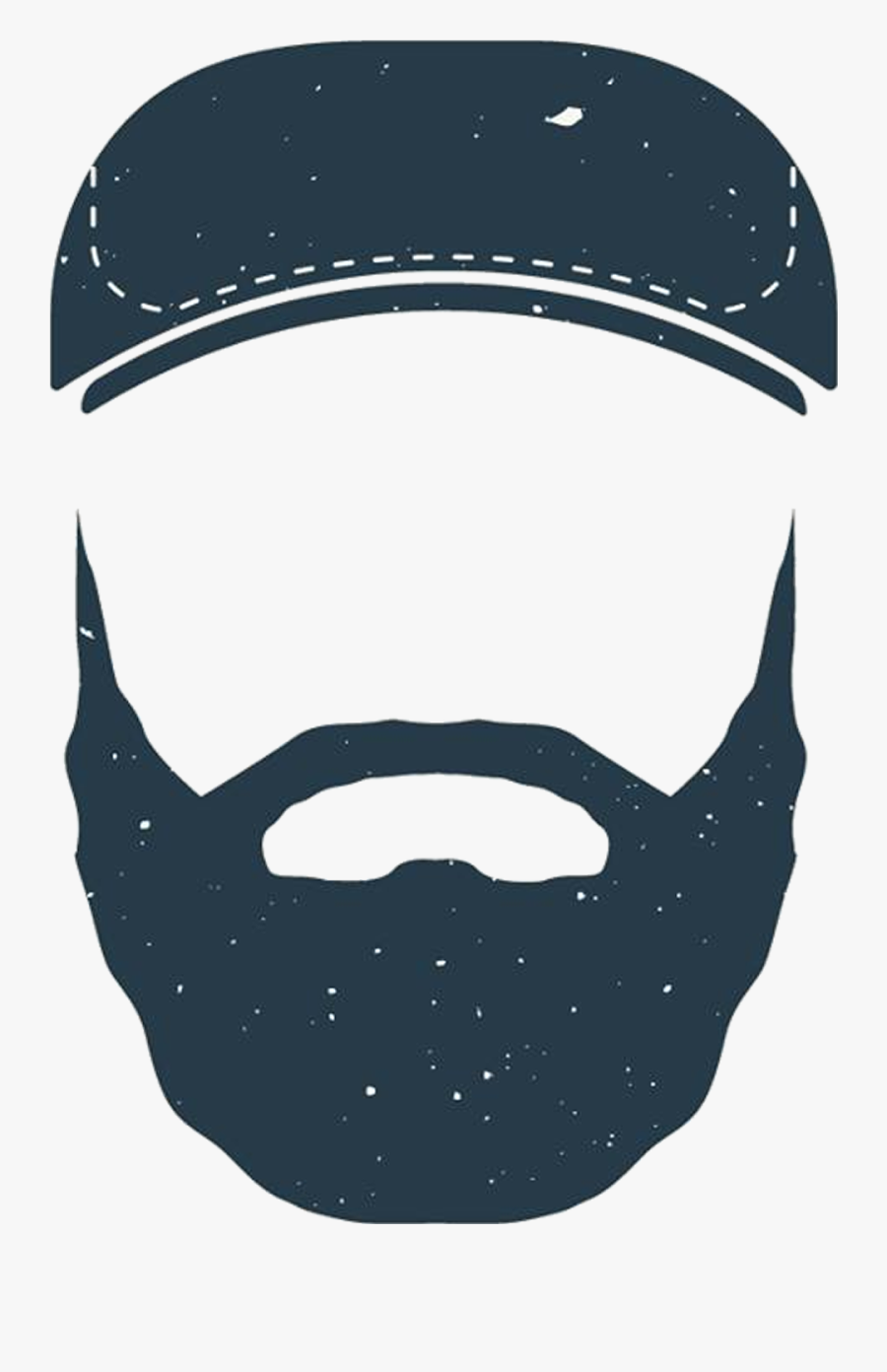 Beard With A Blog - Illustration, Transparent Clipart