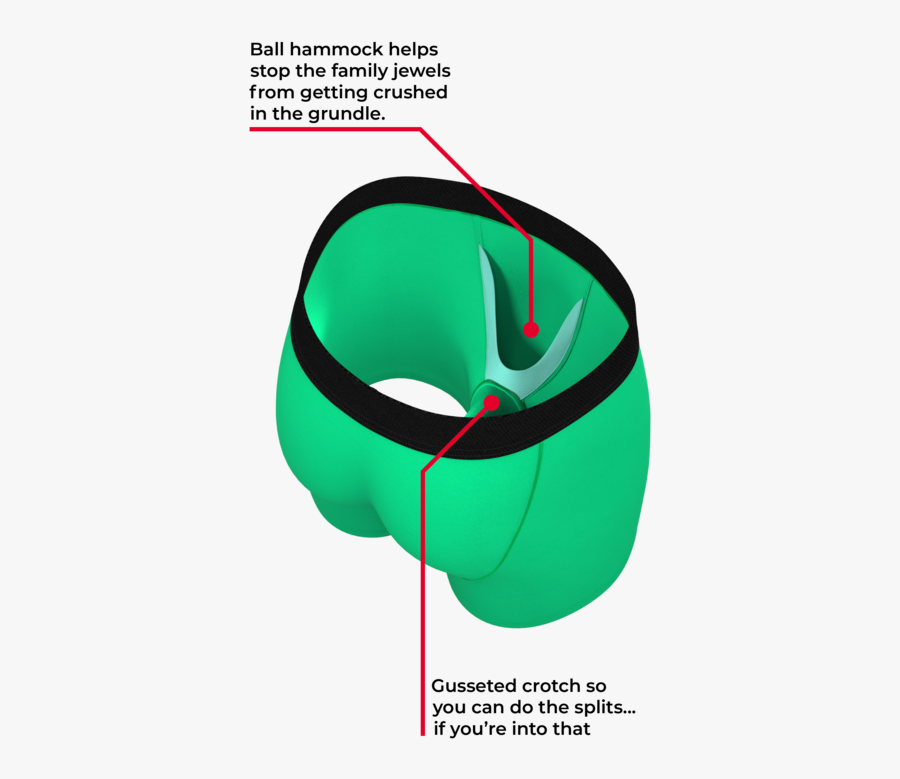 Men"s Green Ball Hammock Boxer Briefs "
 Itemprop="image", - Shinesty Ball Hammock, Transparent Clipart