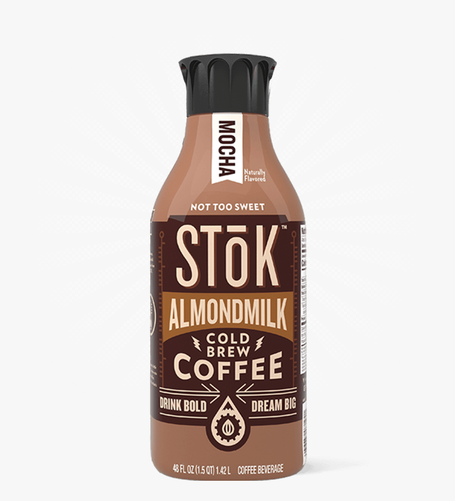 Stōk Almondmilk Mocha Cold Brew Coffee - Stok Mocha Cold Brew, Transparent Clipart