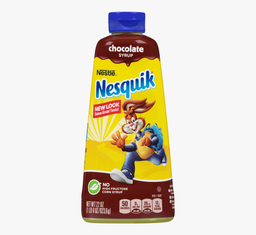 Nesquik® Chocolate Syrup 22oz - Nestle Nesquik Strawberry Syrup, Transparent Clipart