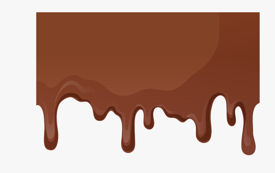 Melted Chocolate Vector Png, Transparent Clipart
