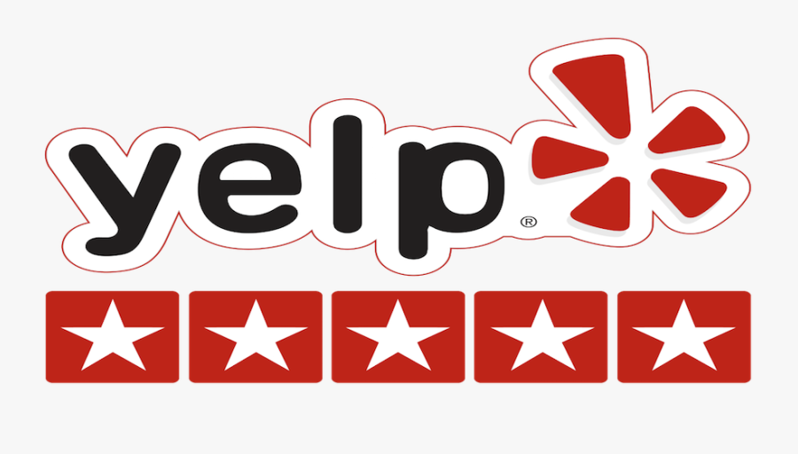 Yelp 5 Star Logo Png, Transparent Clipart