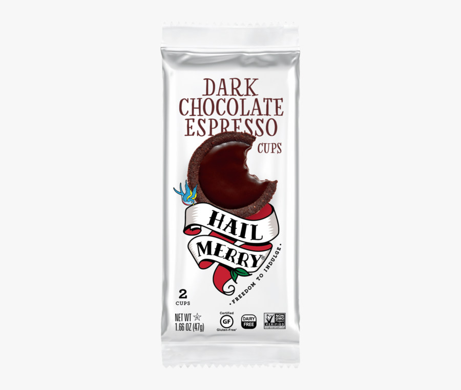 Hail Merry Dark Chocolate Espresso Cups, Transparent Clipart