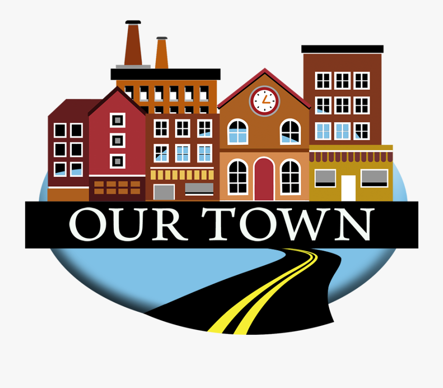 Small Town Logo, Transparent Clipart