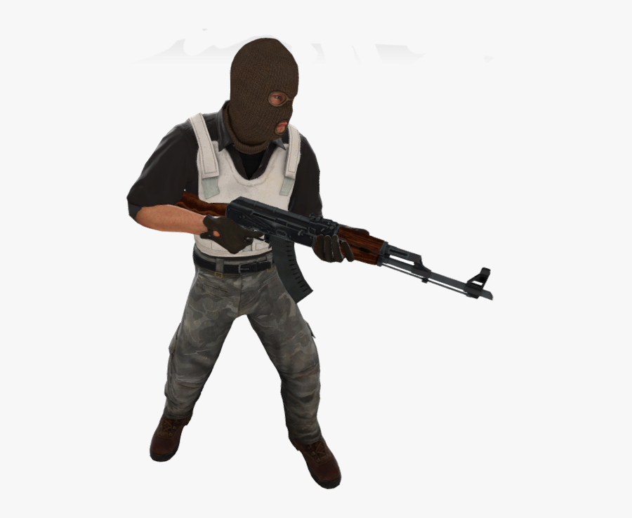 Csgo Ak47 Png - Csgo Terrorist Png, Transparent Clipart