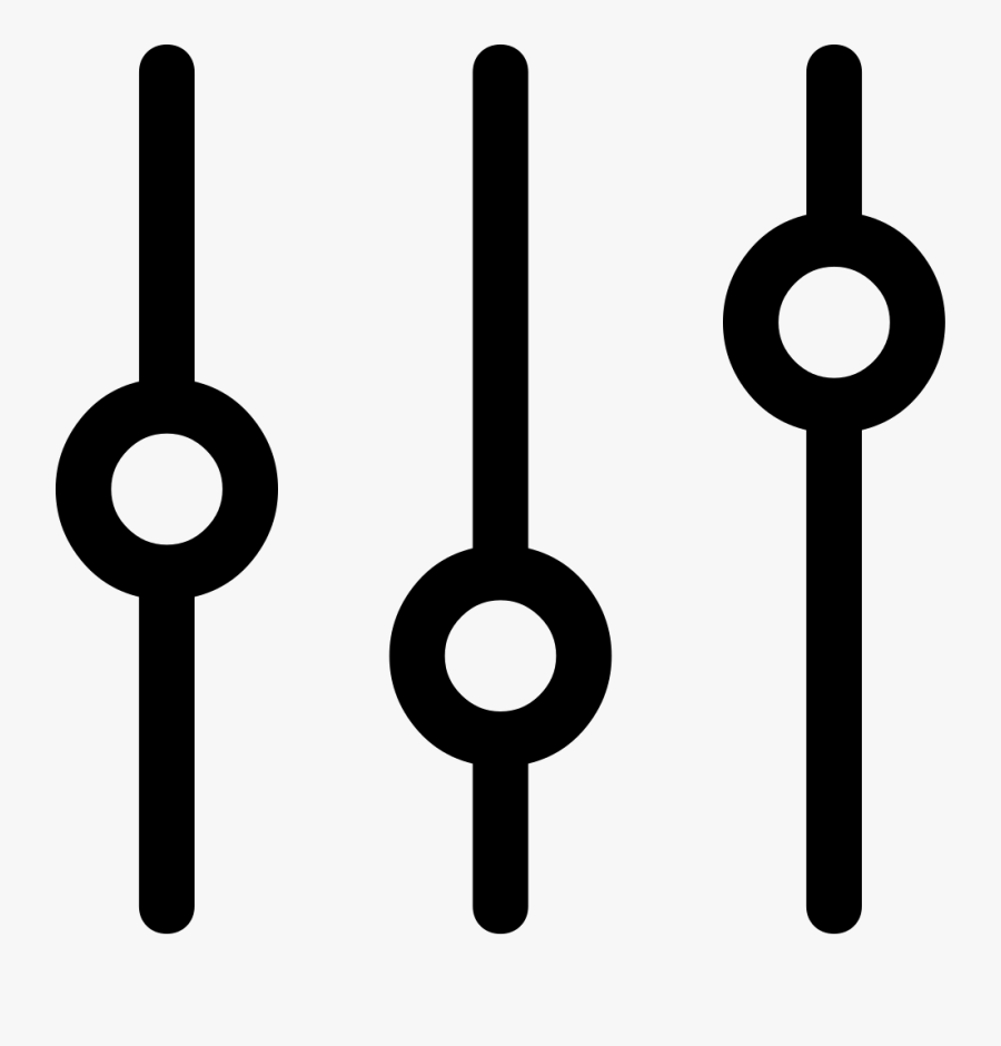 Equalizer Icon Free Clipart , Png Download - Filter Icon Transparent Background, Transparent Clipart