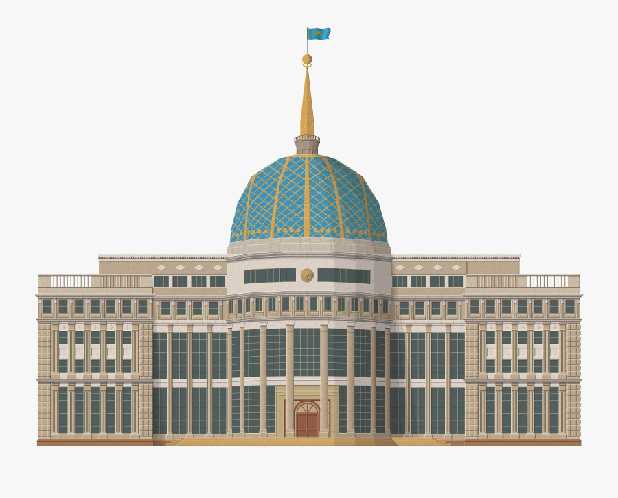 Building Eagle Palace Ak Orda Steppe Grand Clipart - Акорда Пнг, Transparent Clipart
